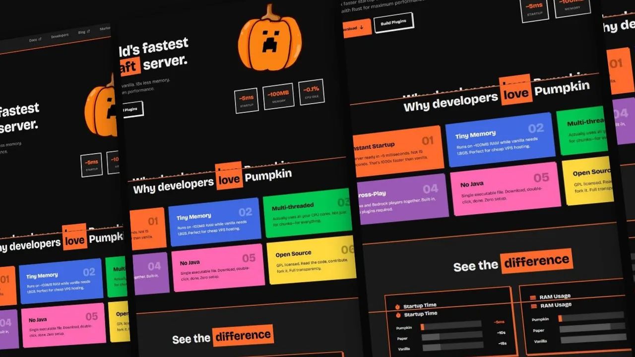Pumpkin MC Website
